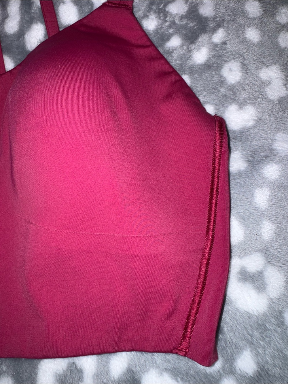 Lululemon Cloud Raspberry Red Bra - Picture 5 of 6